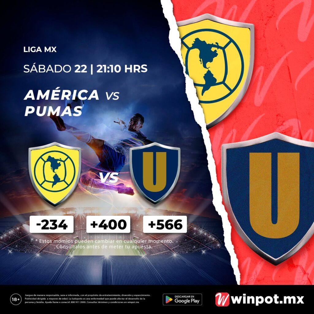 América vs Pumas Winpot.mx Blog