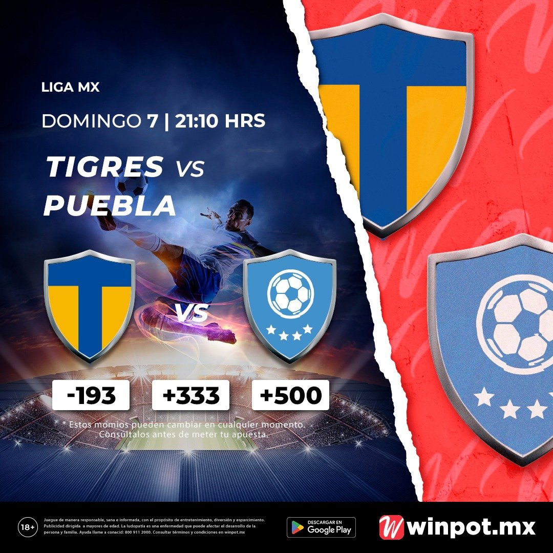 Tigres Vs Puebla Winpot Mx Blog